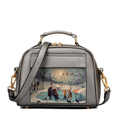 

2017 Famous Brand Women Pu Leather Handbag Women Messenger Bags Women Shoulder Bag Pouch Printing Female Bag