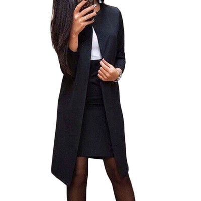 

Women Suit Two Piece Suit Dress Long Sleeve CoatDress Suit