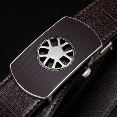 

Mens high-end belt leather automatic buckle business belt mens youth&young fashion casual mens belt custom