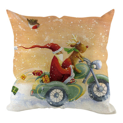 

〖Follure〗Christmas Pillow Cover Pillowcases Decorative Sofa Cushion Cover Home Decoration