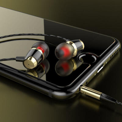 

In-ear Stereo Earphone Headset 35mm With Mic Earbuds For IPhone 6 SamSungHuaweiXiaomi And More Fone De Ouvido