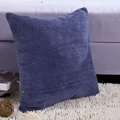 

Large Thick Cord Soft Quality Square Scatter Cushion Covers Solid color corduroy