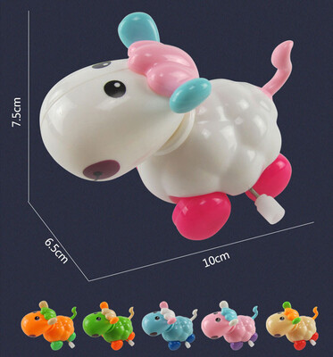 

YIWULAClockwork Funny Toy Cartoon little Sheep Clockwork Car Educational Toys Gift