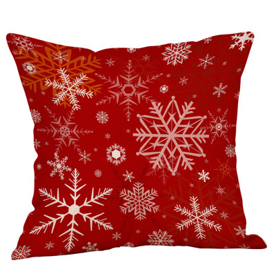 

〖Follure〗Cotton Linen Christmas Hidden Zipper Closure Pillow Case Throw Cushion Cover Hom