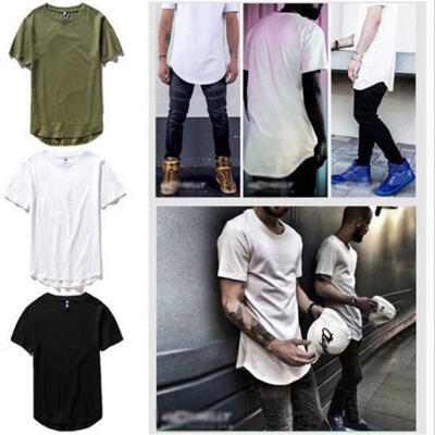 

Mens Fashion Loose Short Sleeve Solid Color T Shirt Muscle Top