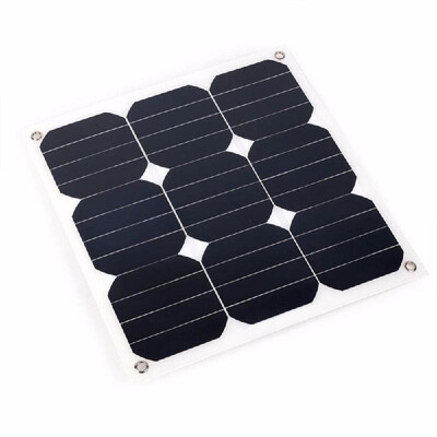 

Solar Panel High Efficiency Flexible Monocrystalline Silicon Solar Cell DIY Waterproof Power Charger for Battery Charging Camping