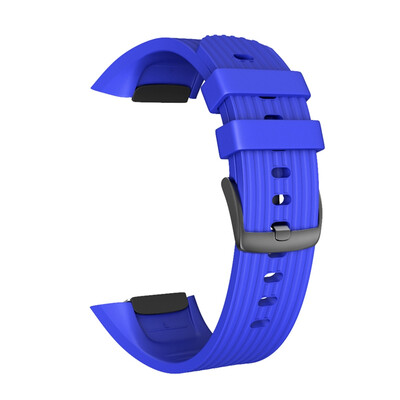 

New Striped Silicone Replacement Wristband Sports Silicone Strap for Samsung Fit4 Pro