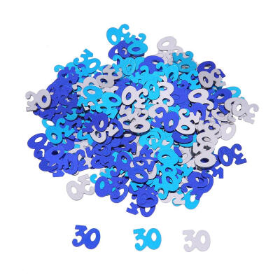 

600pcsBag 3040 Age Number Sequins Birthday Confetti Party Wedding Decor