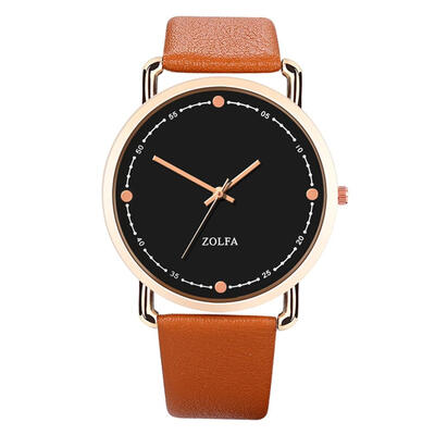 

ZOLFA Luxury Men PU Strap Watch Fashion Quartz Watches Business Wristwatch