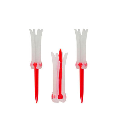 

3PCS Professional Golf Tee Step up Tee Rubber Golf Horn Tee Foldable Evolution Tees Golf Sports Tool Accessory