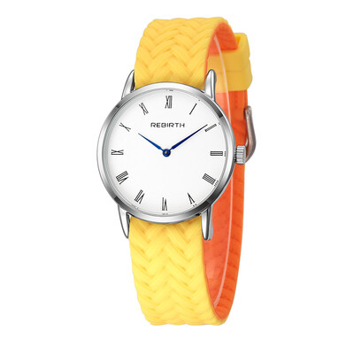 

New round belt pointer fashion gift unisex couple quartz watch