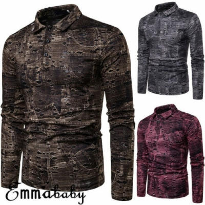 

Mens Polo T Shirt Long Sleeve Modal fibre Shirts Casual Breathable V Neck Tops