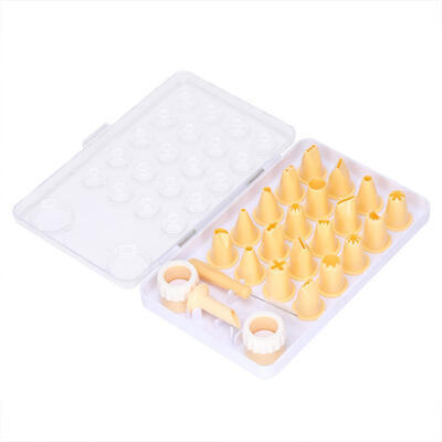 

Greensen 24Pcs Plastic Cake Cupcake Tube Pastry Nozzle Set Dessert Decoration Pastry Nozzle Set