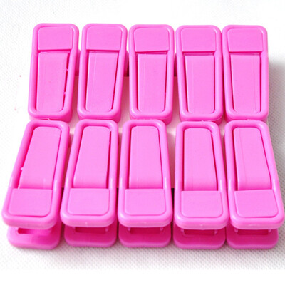 

Kit Non Slip Plastic Hanger Clips Hangers Finger Pinch Grip Skirt Pant