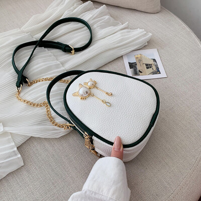

On the ins the new small bag girl 2019 new fashion slanting female bag fashion Korean version 100 lap chain bag single shoulder b