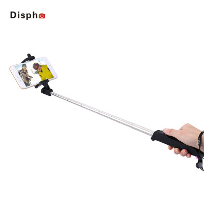 

Dispho Extendable Foldable Telescopic Portable Wireless Bluetooth Remote Shooting Control Shutter Handheld Rotatable Selfie Self-T