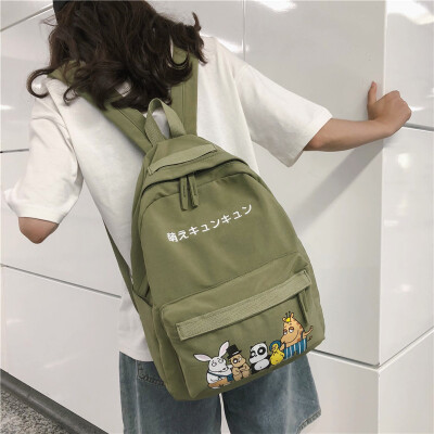 

Ancient Girls Heart Bookbag Female Korean Edition Campus High School Students Shoulder Bag Simple Baidan Backpack Small&Fresh