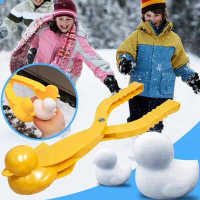 

Gobestart Cute Snow Ducks Clip Outdoor Winter Cute Ducks Snowman Snow Sand Mold Tool