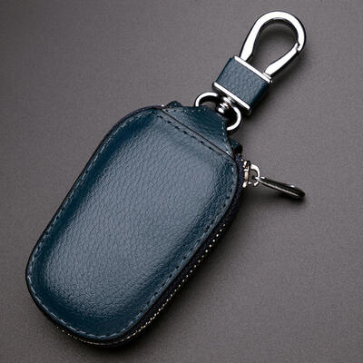 

Casual Cowhide Large Capacity Car Key Wallet Mini Multifunctional Solid Color Keychain Cover