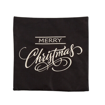 

Tailored Christmas Letter Sofa Bed Home Decoration Festival Pillow Case Cushion Cover BK