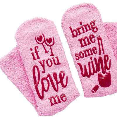 

1 Pair Funny Kids Girls Socks If You Can Read This Socks Pink Terry Cake Socks