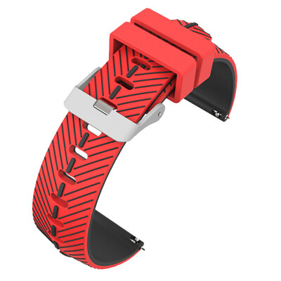 

〖Follure〗DoubleColorSilicone WatchBand Wrist Straps Bracelet For Huami 2TicWatchPro 22mm