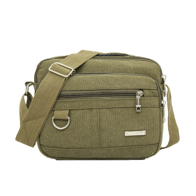 

Men Casual Canvas Messenger Bag Mens Travel Crossbody Bag Male Single Shoulder Bags Solid Zipper Schoolbags For Teenagers T2G