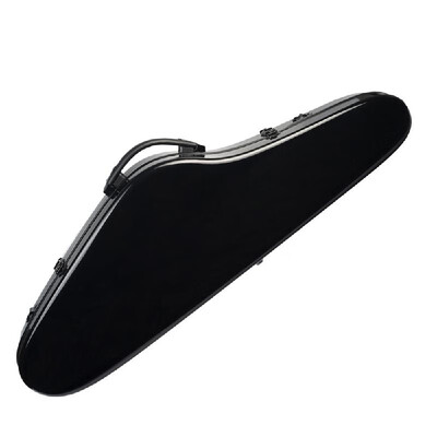 

Composite Carbon Fiber Full Size Violin Hard Case for 44 Violins Fiddles Built-in Hygrometer with Carry Handle Straps