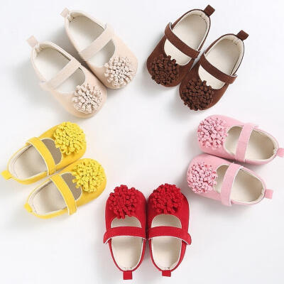 

Newborn Baby Fashion Shoe Soft Bottom Floral Princess Shoe For Infant Toddler Girl