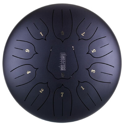 

10 inch Steel Tongue Drum Mini Hand Pan Drums with Drumsticks Percussion Musical Instruments Purify Your Mind&Soul