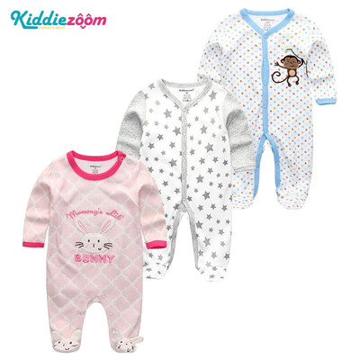 

3PCSLot Childlike novel 0-12M Cotton Baby Rompers Newborn Baby Boys Clothes Bodysuits Baby Girls Clothes Babywear Clothing Sets