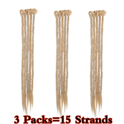 

Dreadlock Extension Ombre For Hip-Hop Synthetic Heat Resistant Crochet Braiding Hair Handmade Extension Twist Braiding For Women