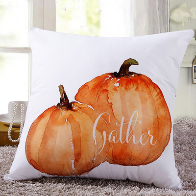 

Siaonvr 4PC Thanksgiving Cover Decor Pillow Case Sofa Waist Throw Cushion Cover OR