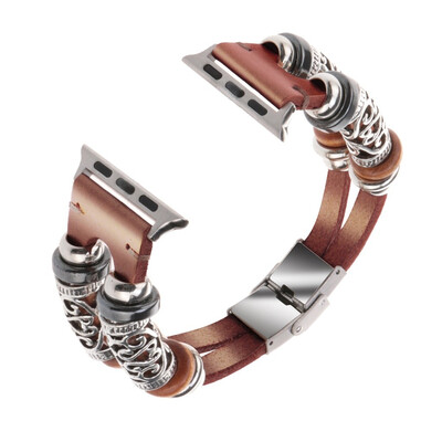 

〖Follure〗Replacement Leather Wristband Band Strap Bracelet For iWatch Series 5 44mm