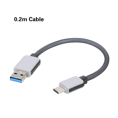 

High Speed USB31 Weave Fishing Net Charging Cable Data Transfer Cables Type-C to USB30 Indicates Charging Line for Le-shi Phones