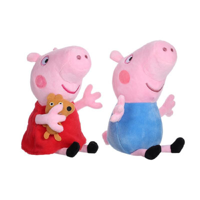 

20cm Stuffed Toys Childrens Throw Pillow Family Party Dolls Christmas New Year Gift for Kids