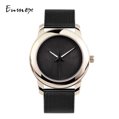

Qixi Festivals gift translation Enmex all-black lens concept tonal watch movement digital tide cool watch