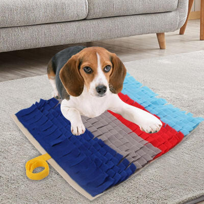 

Greensen Durable Dog Snuffle Mat Pet Puzzle Toy Sniffing Training Pad Activity Blanket Feeding Mat