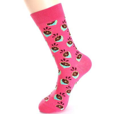 

Funny Women Men Hip Hop Socks Fashion Cotton Happy Socks Food Fruit Trendy Socks Crew Socks