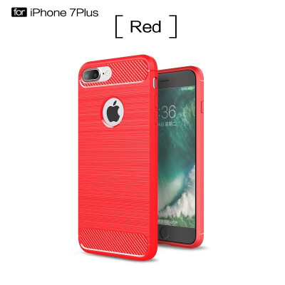 

BONGEM Apple iPhone7 Plus Case with Flexible&Durable Shock Absorption with Carbon Fiber Design