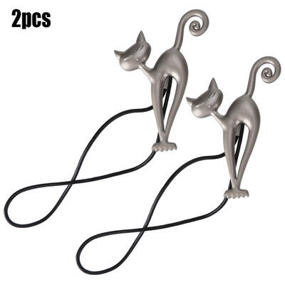 

Greensen Metal Cat-shape Magnetic Clip Curtain Holders Accessories