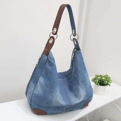 

2017 New Designer Ladies Hand bags Large Luxury Handbags Women Bag Big Purses Jean Tote Denim Shoulder Crossbody