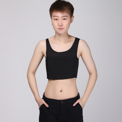 

Women Elastic Corsets Strappy Lesbian Tomboy Ultra-Thin Slim Anime Cosplay