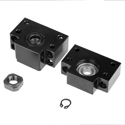

Greensen 1 Set Fixed Floated Side End Supports Bearing Housing Mounts for Ball Screw Diameter 12mm