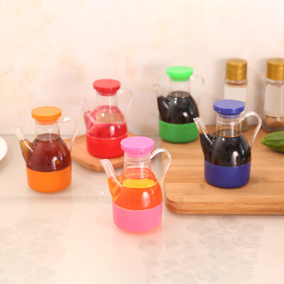 

2 Pcs Kitchen Leak-proof Sauce Vinegar Seasoning Small Cruet Oil Jar Pot Bottles