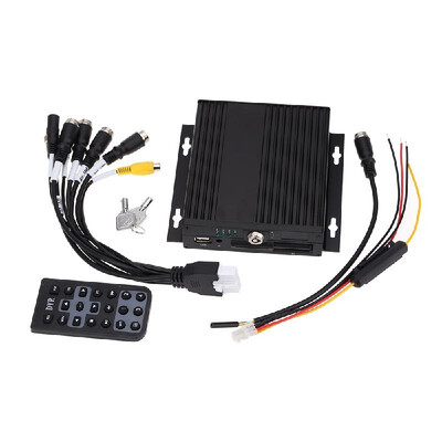 

MINI H264 Realtime SD Car Mobile DVR 4CH VideoAudio Input with Remote Controller Encrption