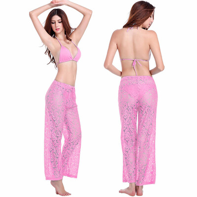 

Roseonmyhand Women Sexy Trend Lace Bikini Pants Beach Pants Swimwear Covers Pants