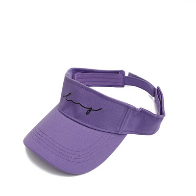 

Empty top cap female Korean version of summer sun-shielding sun hat outdoor sports topless letter embroidered baseball cap man