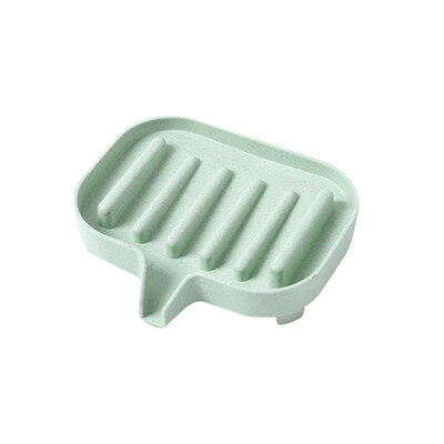 

Gobestart 2PC Flexible Bathroom Soap Dish Storage Holder Rack Soapbox Plate Tray Drain