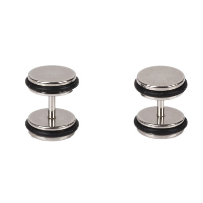 

1pc Medical Hypoallergenic Hip-Hop Rock Dumbbell Titanium Steel Ear Stud Earring